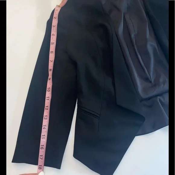 Ann Taylor Black Blazer size 2 Petite - Picture 8 of 10